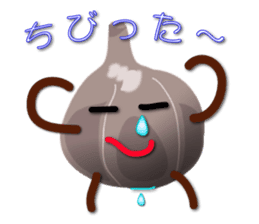 Black garlic kurochan sticker #3023005