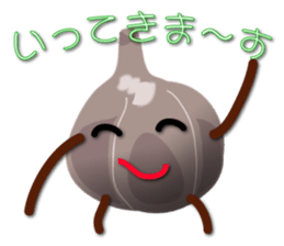 Black garlic kurochan sticker #3023006