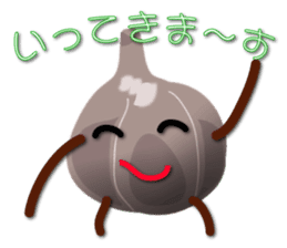 Black garlic kurochan sticker #3023006