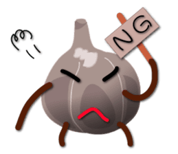 Black garlic kurochan sticker #3023007