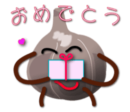 Black garlic kurochan sticker #3023010