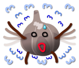 Black garlic kurochan sticker #3023011