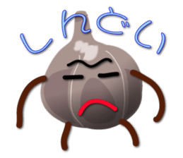 Black garlic kurochan sticker #3023012