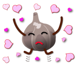 Black garlic kurochan sticker #3023013