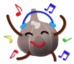 Black garlic kurochan sticker #3023016