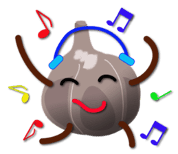 Black garlic kurochan sticker #3023016