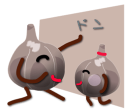 Black garlic kurochan sticker #3023019