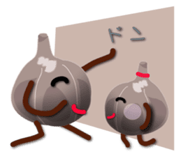 Black garlic kurochan sticker #3023019