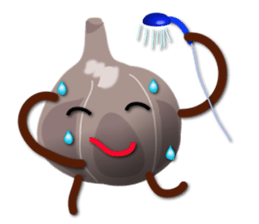 Black garlic kurochan sticker #3023025