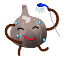 Black garlic kurochan sticker #3023025