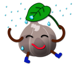 Black garlic kurochan sticker #3023029