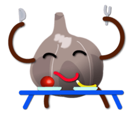 Black garlic kurochan sticker #3023031