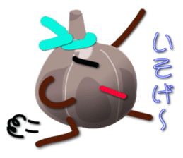 Black garlic kurochan sticker #3023033