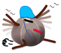 Black garlic kurochan sticker #3023035