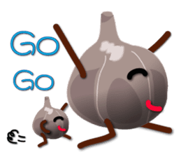 Black garlic kurochan sticker #3023036