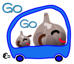 Black garlic kurochan sticker #3023037