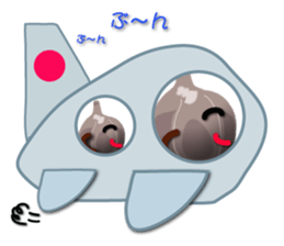 Black garlic kurochan sticker #3023041