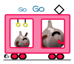 Black garlic kurochan sticker #3023042