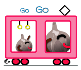 Black garlic kurochan sticker #3023042