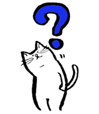 Every day of the white cat nyantaro sticker #3023096