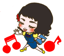The office lady is princess sticker #3023215