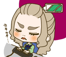 The office lady is princess sticker #3023220