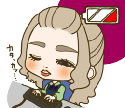 The office lady is princess sticker #3023221