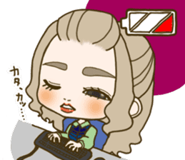 The office lady is princess sticker #3023221