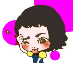 The office lady is princess sticker #3023224