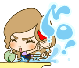 The office lady is princess sticker #3023226