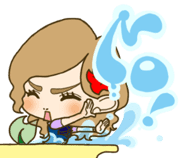 The office lady is princess sticker #3023226