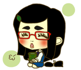 The office lady is princess sticker #3023233