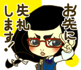 The office lady is princess sticker #3023234