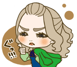 The office lady is princess sticker #3023235