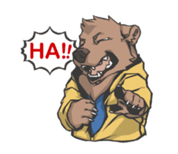 Hoodie series: Bear sticker #3023487