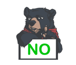 Hoodie series: Bear sticker #3023488