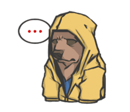 Hoodie series: Bear sticker #3023491