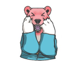 Hoodie series: Bear sticker #3023493