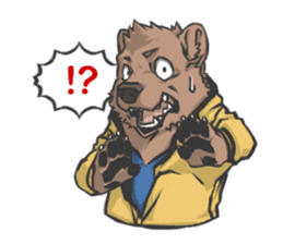 Hoodie series: Bear sticker #3023495