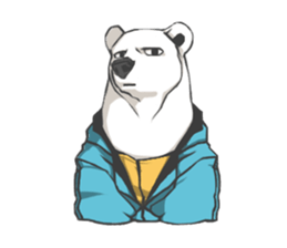 Hoodie series: Bear sticker #3023501
