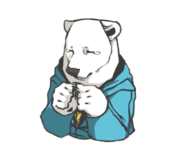 Hoodie series: Bear sticker #3023505