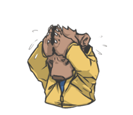 Hoodie series: Bear sticker #3023511