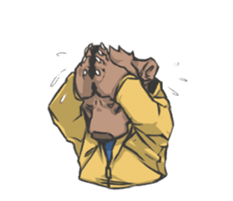 Hoodie series: Bear sticker #3023511