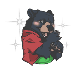 Hoodie series: Bear sticker #3023512