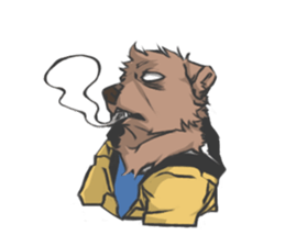 Hoodie series: Bear sticker #3023515