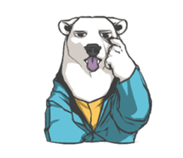 Hoodie series: Bear sticker #3023517