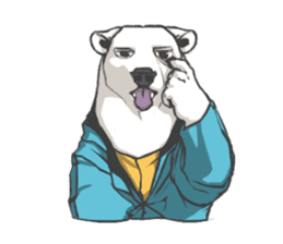 Hoodie series: Bear sticker #3023517