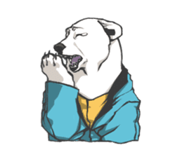 Hoodie series: Bear sticker #3023521