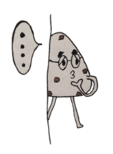 the chocolate scone general manager sticker #3024496