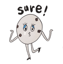 the chocolate scone general manager sticker #3024510